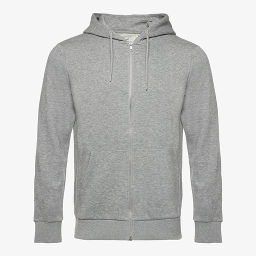 Heren sweatvest grijs