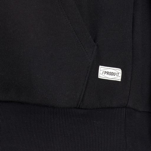 Zwarte heren hoodie