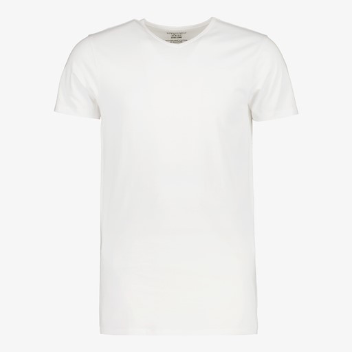 Heren T-shirt extra lang met v-hals