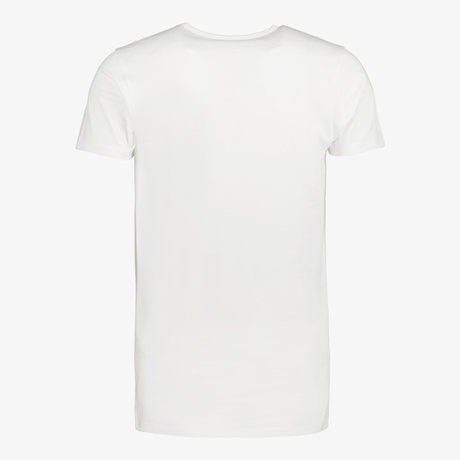 Heren T-shirt extra lang met v-hals