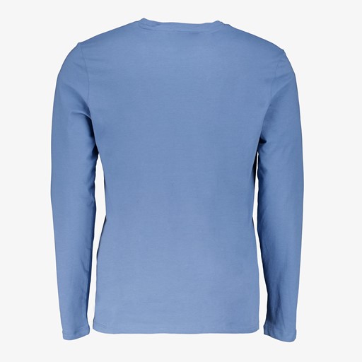 Heren longsleeve shirt lichtblauw