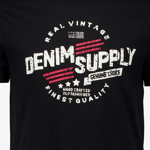 Heren T-shirt zwart met opdruk