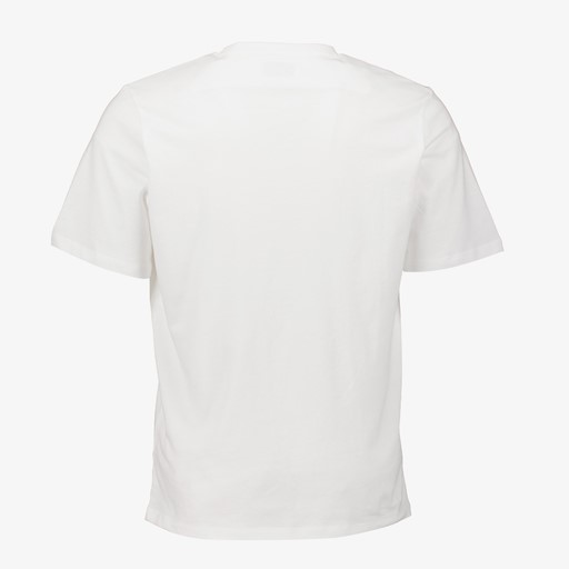 Heren T-shirt wit met tekstopdruk