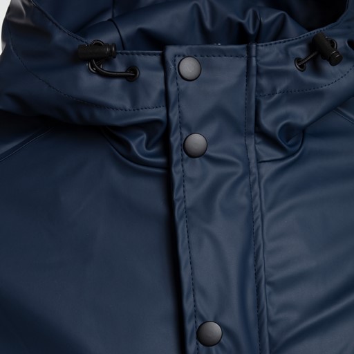 Heren regenjas blauw