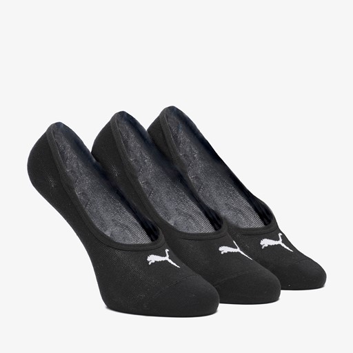 3 paar footies zwart