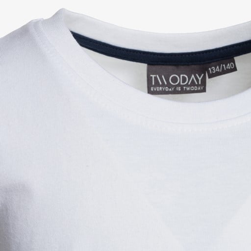 Basic jongens T-shirt wit