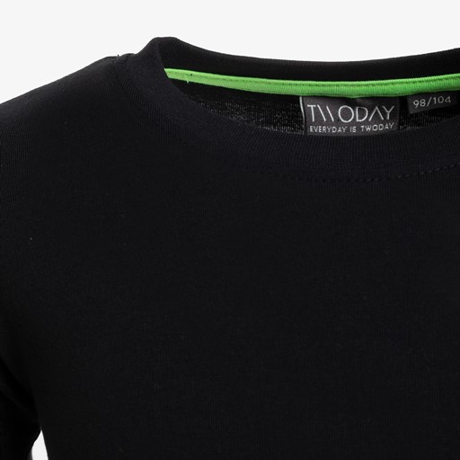 Jongens basic T-shirt zwart