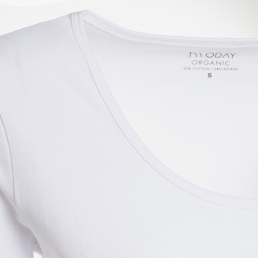 Dames T-shirt katoen wit