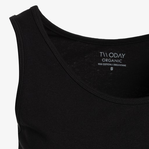 Dames singlet zwart