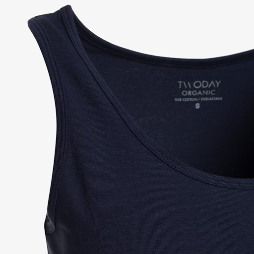 Dames singlet blauw