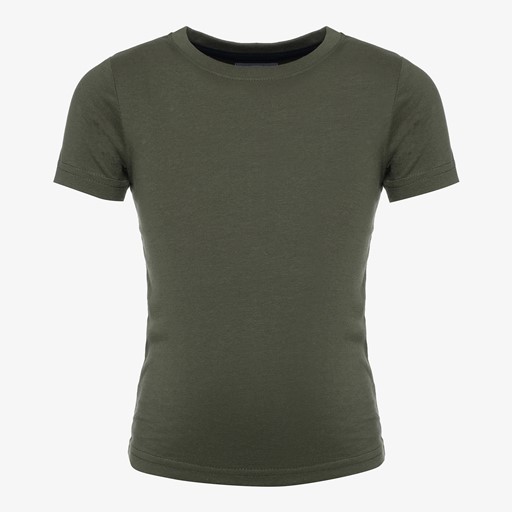 Jongens basic T-shirt groen