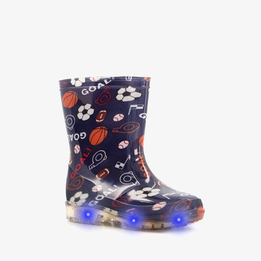 Kinder regenlaarzen sport met lichtjes