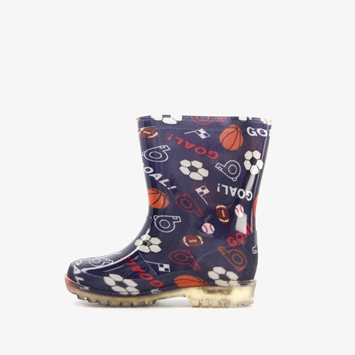 Kinder regenlaarzen sport met lichtjes