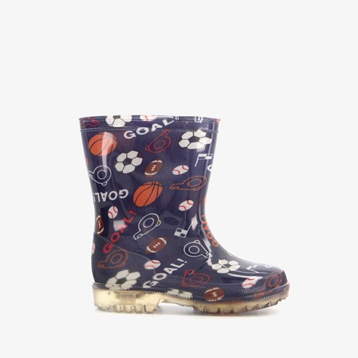 Kinder regenlaarzen sport met lichtjes