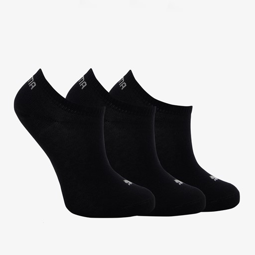 3 paar sneakersokken zwart