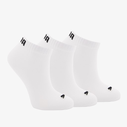 3 paar Crew sneakersokken wit