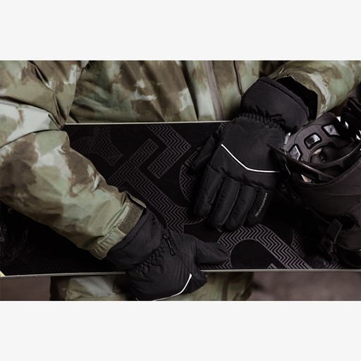 Heren skihandschoenen zwart