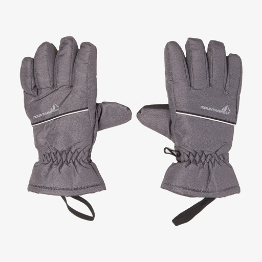 Kinder skihandschoenen grijs