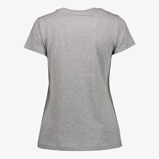 Dames T-shirt grijs met vlinderopdruk