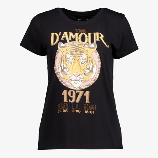 Dames T-shirt met tijgeropdruk