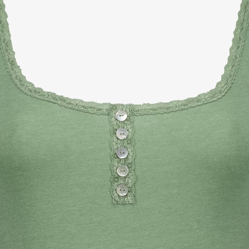 Dames singlet groen