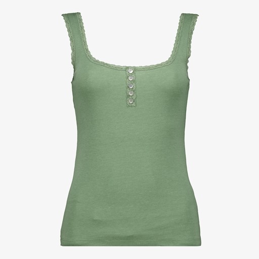 Dames singlet groen