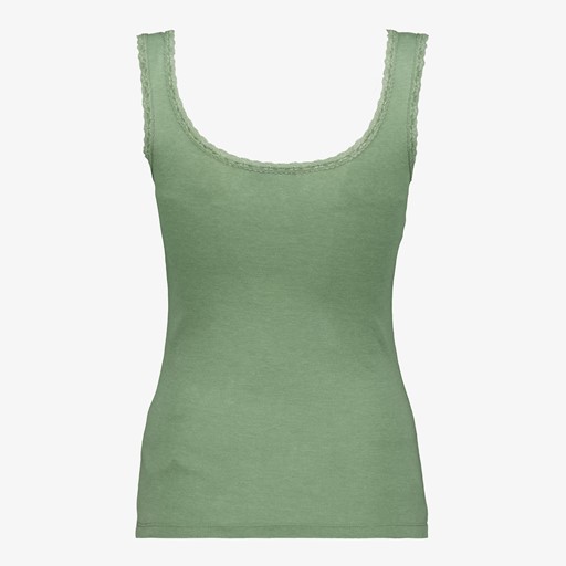 Dames singlet groen