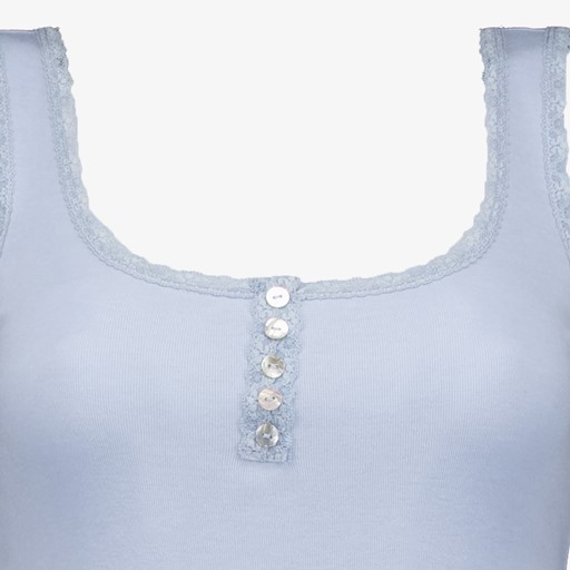 Dames singlet lichtblauw