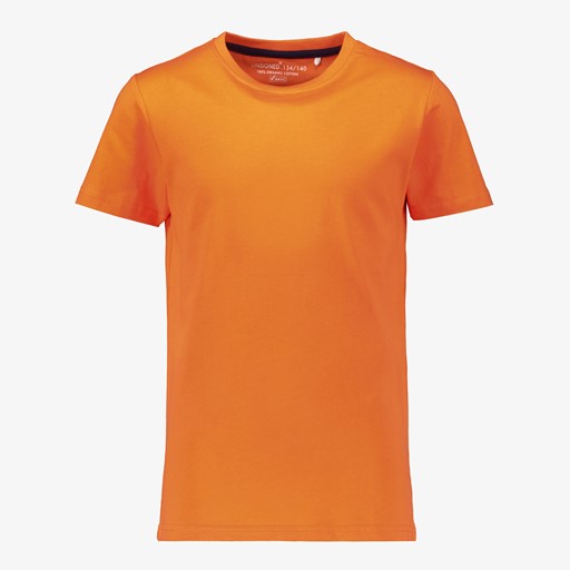 Basic jongens T-shirt oranje