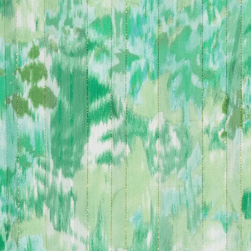 Dames blouse groen met print
