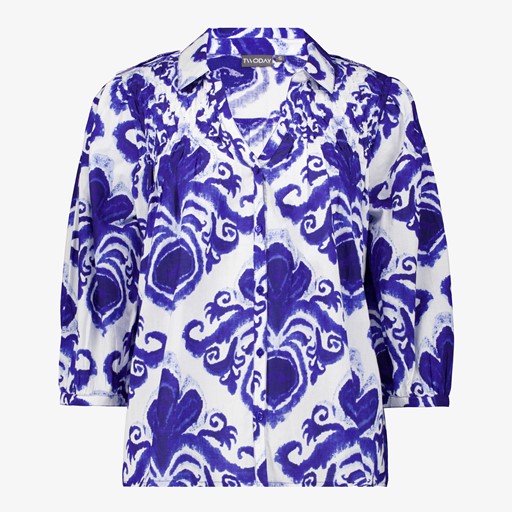 Dames blouse met driekwart mouwen