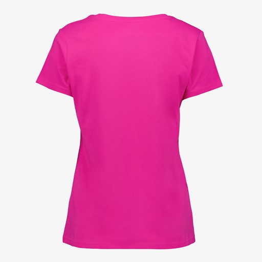 Dames T-shirt fuchsia roze