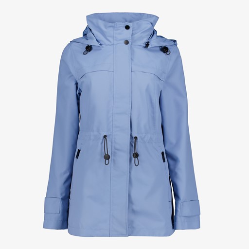 Dames parka jas lichtblauw