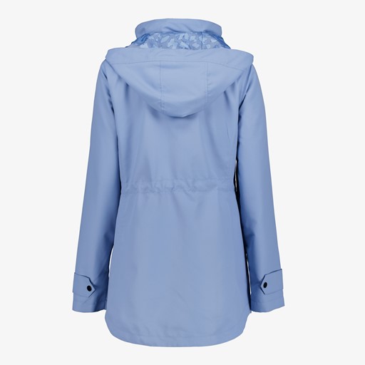 Dames parka jas lichtblauw