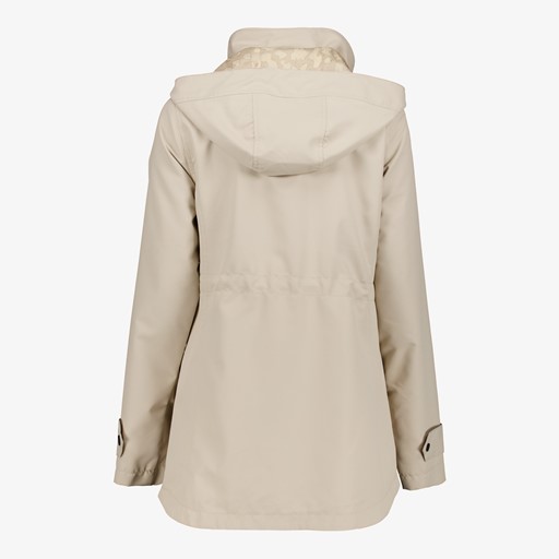 Dames parka jas beige