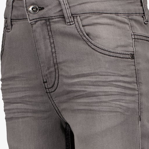 Jongens denim short grijs