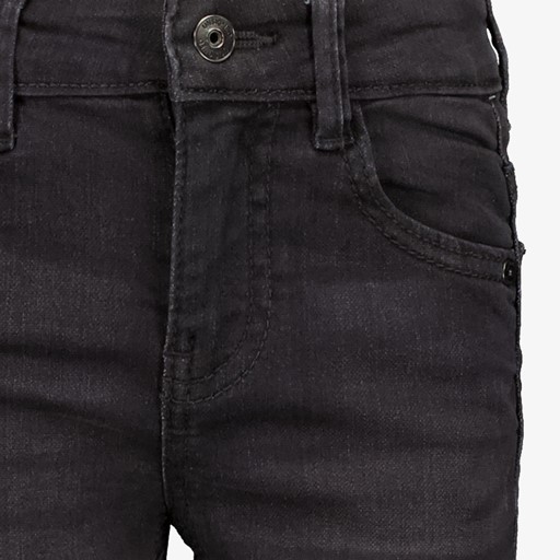 Jongens denim short zwart