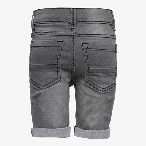 Jongens denim short grijs