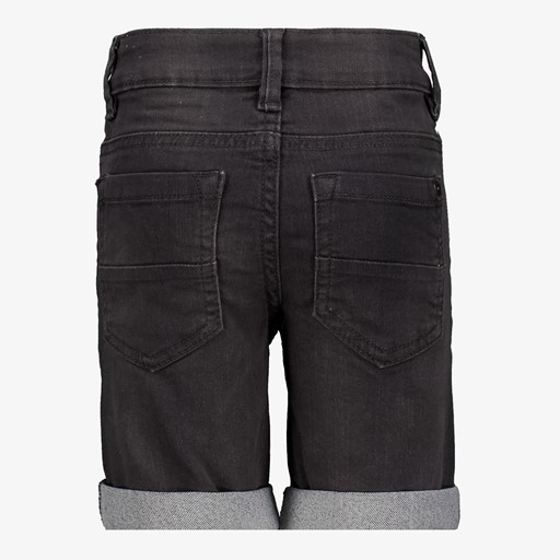 Jongens denim short zwart