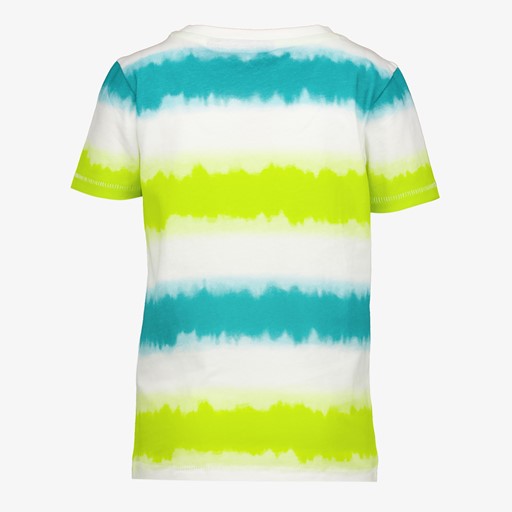 Jongens tie dye T-shirt wit