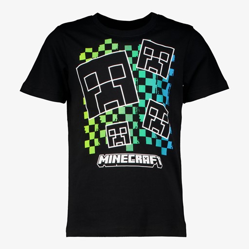 Jongens T-shirt met Minecraft opdruk