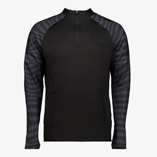 Heren voetbal pully zwart