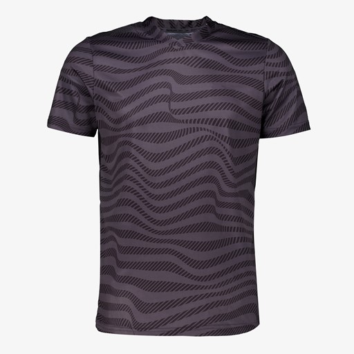 Dry voetbal heren T-shirt zwart met print