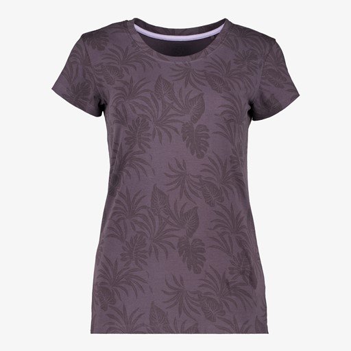 Dames sport T-shirt grijs met print