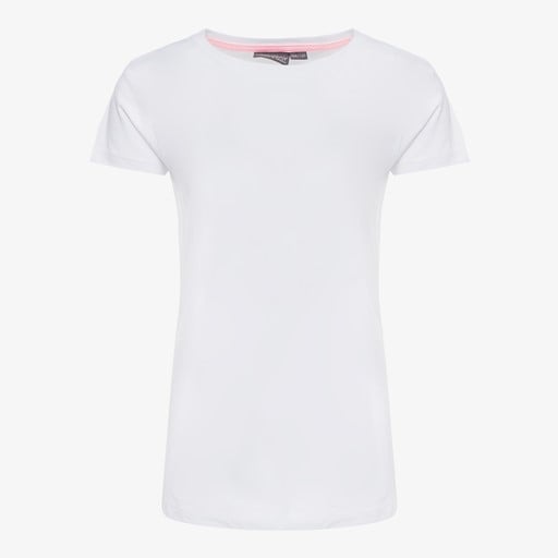 Meisjes basic T-shirt wit