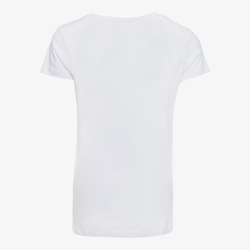 Meisjes basic T-shirt wit