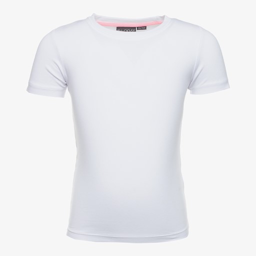 Meisjes basic T-shirt wit