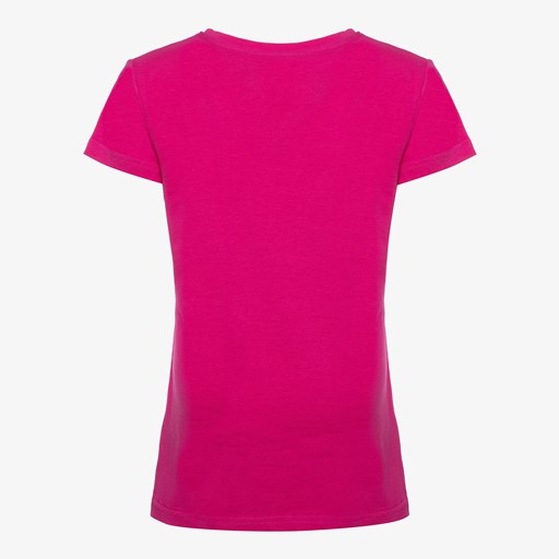 Meisjes basic T-shirt roze