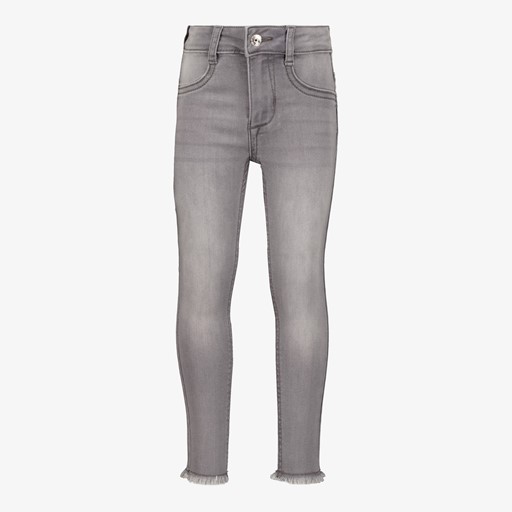 Meisjes jeans lichtgrijs
