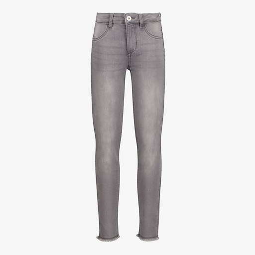 Meisjes jeans lichtgrijs